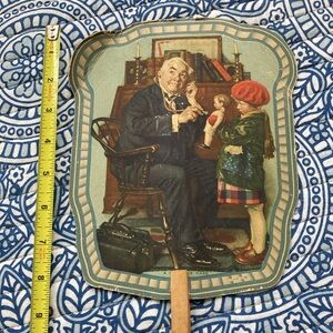 Vintage Advertising “A Serious Case” Rockwell Fan
